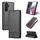 Per Samsung Galaxy S23 FE 5G AZNS Custodia per telefono in pelle a conchiglia con struttura in vitello magnetico (nero) Per Samsung Galaxy S23 FE 5G AZNS Custodia per telefono in pelle a conchiglia con struttura in vitello magnetico (nero)