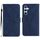 Custodia per telefono in pelle goffrata con cuciture per Samsung Galaxy S23 FE 5G (blu) Custodia per telefono in pelle goffrata con cuciture per Samsung Galaxy S23 FE 5G (blu)