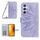 Per Samsung Galaxy S23 FE 5G Skin Feel Sun Flower Custodia a conchiglia in pelle con cordino (viola) Per Samsung Galaxy S23 FE 5G Skin Feel Sun Flower Custodia a conchiglia in pelle con cordino (viola)