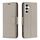 Per Samsung Galaxy S23 FE 5G Litchi Texture custodia per telefono in pelle a conchiglia in puro colore (grigio) Per Samsung Galaxy S23 FE 5G Litchi Texture custodia per telefono in pelle a conchiglia in puro colore (grigio)
