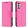 Per Samsung Galaxy S23 FE 5G Litchi Texture custodia in pelle a conchiglia in puro colore (rosa rossa) Per Samsung Galaxy S23 FE 5G Litchi Texture custodia in pelle a conchiglia in puro colore (rosa rossa)