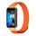 Per cinturino in nylon traspirante Mijobs Huawei Band 8 (arancione + oro)