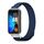 Per cinturino in nylon traspirante Mijobs Huawei Band 8 (blu notte + argento) Per cinturino in nylon traspirante Mijobs Huawei Band 8 (blu notte + argento)