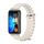 Per cinturino per orologio traspirante in silicone marino Mijobs Huawei Band 8 (grigio + argento) Per cinturino per orologio traspirante in silicone marino Mijobs Huawei Band 8 (grigio + argento)