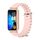 Per cinturino per orologio traspirante in silicone marino Mijobs Huawei Band 8 (rosa + oro rosa) Per cinturino per orologio traspirante in silicone marino Mijobs Huawei Band 8 (rosa + oro rosa)