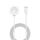 Per Honor Watch GS3 TMA-L19 Cavo di ricarica per orologio con aspirazione magnetica integrata, lunghezza: 1 m (bianco) Per Honor Watch GS3 TMA-L19 Cavo di ricarica per orologio con aspirazione magnetica integrata, lunghezza: 1 m (bianco)
