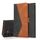 Per Samsung Galaxy S23 FE 5G Custodia in pelle con cuciture a due colori (nero marrone) Per Samsung Galaxy S23 FE 5G Custodia in pelle con cuciture a due colori (nero marrone)