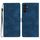 Per Samsung Galaxy S23 FE 5G Custodia per telefono in pelle con motivo a farfalla in rilievo (blu) Per Samsung Galaxy S23 FE 5G Custodia per telefono in pelle con motivo a farfalla in rilievo (blu)