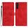 Per Samsung Galaxy S23 FE 5G Custodia per cellulare in pelle con motivo a farfalla fiore (rosso) Per Samsung Galaxy S23 FE 5G Custodia per cellulare in pelle con motivo a farfalla fiore (rosso)