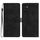 Per Samsung Galaxy S23 FE 5G Custodia per telefono in pelle con motivo a farfalla in rilievo (nero) Per Samsung Galaxy S23 FE 5G Custodia per telefono in pelle con motivo a farfalla in rilievo (nero)