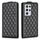 Per Samsung Galaxy S21 Ultra 5G Diamond Lattice Custodia in pelle con vibrazione verticale (nero) Per Samsung Galaxy S21 Ultra 5G Diamond Lattice Custodia in pelle con vibrazione verticale (nero)
