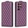 Per Samsung Galaxy S22 Ultra 5G Diamond Lattice Custodia in pelle con vibrazione verticale (viola scuro) Per Samsung Galaxy S22 Ultra 5G Diamond Lattice Custodia in pelle con vibrazione verticale (viola scuro)