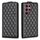 Per Samsung Galaxy S22 Ultra 5G Diamond Lattice Custodia in pelle con vibrazione verticale (nero) Per Samsung Galaxy S22 Ultra 5G Diamond Lattice Custodia in pelle con vibrazione verticale (nero)
