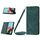 Per Samsung Galaxy S23 FE 5G Custodia in pelle con motivo a strisce Skin Feel con cordino (verde) Per Samsung Galaxy S23 FE 5G Custodia in pelle con motivo a strisce Skin Feel con cordino (verde)