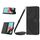 Per Samsung Galaxy S23 FE 5G Custodia per telefono in pelle con motivo a strisce Skin Feel con cordino (nero) Per Samsung Galaxy S23 FE 5G Custodia per telefono in pelle con motivo a strisce Skin Feel con cordino (nero)