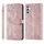 Per Samsung Galaxy S23 FE 5G Custodia per telefono in pelle con motivo a rilievo albero della vita (oro rosa) Per Samsung Galaxy S23 FE 5G Custodia per telefono in pelle con motivo a rilievo albero della vita (oro rosa)