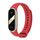 Per cinturino in silicone tinta unita Xiaomi Mi Band 8 Mijobs (rosso)