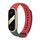 Per cinturino in silicone bicolore Mijobs Xiaomi Mi Band 8 (corvo blu + rosso) Per cinturino in silicone bicolore Mijobs Xiaomi Mi Band 8 (corvo blu + rosso)