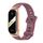 Per Xiaomi Mi Band 8 Mijobs CS Case Cinturino in silicone con foro piatto (vino rosso oro rosa) Per Xiaomi Mi Band 8 Mijobs CS Case Cinturino in silicone con foro piatto (vino rosso oro rosa)