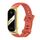 Per Xiaomi Mi Band 8 Mijobs CS Case Cinturino in silicone con foro piatto (oro arancione) Per Xiaomi Mi Band 8 Mijobs CS Case Cinturino in silicone con foro piatto (oro arancione)