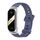 Per Xiaomi Mi Band 8 Mijobs CS Case Cinturino in silicone con foro piatto (argento blu) Per Xiaomi Mi Band 8 Mijobs CS Case Cinturino in silicone con foro piatto (argento blu)
