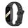 Per Xiaomi Mi Band 8 Mijobs Plus Custodia cinturino in silicone con foro piatto (nero) Per Xiaomi Mi Band 8 Mijobs Plus Custodia cinturino in silicone con foro piatto (nero)
