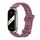 Per Xiaomi Mi Band 8 Mijobs Plus Custodia cinturino in silicone con foro piatto (vino rosso argento) Per Xiaomi Mi Band 8 Mijobs Plus Custodia cinturino in silicone con foro piatto (vino rosso argento)