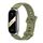 Per Xiaomi Mi Band 8 Mijobs Plus Custodia cinturino in silicone con foro piatto (verde militare argento) Per Xiaomi Mi Band 8 Mijobs Plus Custodia cinturino in silicone con foro piatto (verde militare argento)