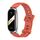 Per Xiaomi Mi Band 8 Mijobs Plus Custodia cinturino in silicone con foro piatto (arancione argento) Per Xiaomi Mi Band 8 Mijobs Plus Custodia cinturino in silicone con foro piatto (arancione argento)