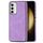 Per Samsung Galaxy S23+ 5G Custodia per telefono antiurto in TPU galvanico effetto pelle (viola) Per Samsung Galaxy S23+ 5G Custodia per telefono antiurto in TPU galvanico effetto pelle (viola)