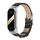 Per Xiaomi Mi Band 8 Mijobs CS Case Cinturino in pelle PU in microfibra (argento nero) Per Xiaomi Mi Band 8 Mijobs CS Case Cinturino in pelle PU in microfibra (argento nero)