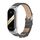 Per Xiaomi Mi Band 8 Mijobs CS Case Cinturino in pelle PU in microfibra (grigio argento) Per Xiaomi Mi Band 8 Mijobs CS Case Cinturino in pelle PU in microfibra (grigio argento)