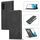 Per Samsung Galaxy S23 FE 5G LC.IMEEKE Custodia in pelle per telefono in microfibra con forte magnetismo (nero) Per Samsung Galaxy S23 FE 5G LC.IMEEKE Custodia in pelle per telefono in microfibra con forte magnetismo (nero)