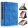 Per Samsung Galaxy Tab S9 + 360 Rotation Stand Custodia per tablet in pelle intelligente (blu)