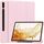Per Samsung Galaxy Tab S9+ 3-Fold custodia in pelle per tablet in TPU di colore puro con slot per penna (rosa) Per Samsung Galaxy Tab S9+ 3-Fold custodia in pelle per tablet in TPU di colore puro con slot per penna (rosa)