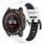 Per Garmin Epix Pro 47mm 22mm Cinturino sportivo in silicone bicolore (bianco + nero) Per Garmin Epix Pro 47mm 22mm Cinturino sportivo in silicone bicolore (bianco + nero)