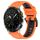 Per Garmin MARQ Athlete Gen 2 22mm Cinturino sportivo in silicone bicolore (arancione + nero) Per Garmin MARQ Athlete Gen 2 22mm Cinturino sportivo in silicone bicolore (arancione + nero)