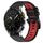 Per Garmin MARQ Athlete Gen 2 22mm Cinturino sportivo in silicone bicolore (nero + rosso) Per Garmin MARQ Athlete Gen 2 22mm Cinturino sportivo in silicone bicolore (nero + rosso)