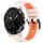 Per Garmin MARQ Athlete Gen 2 22mm Cinturino sportivo in silicone bicolore (Starlight + Orange) Per Garmin MARQ Athlete Gen 2 22mm Cinturino sportivo in silicone bicolore (Starlight + Orange)