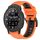 Per Garmin Instinct Crossover Solar 22mm Cinturino sportivo in silicone bicolore (arancione + nero) Per Garmin Instinct Crossover Solar 22mm Cinturino sportivo in silicone bicolore (arancione + nero)