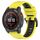 Per Garmin Epix Gen 2 22mm Cinturino sportivo in silicone bicolore (giallo + nero) Per Garmin Epix Gen 2 22mm Cinturino sportivo in silicone bicolore (giallo + nero)