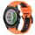 Per Garmin Approach S62 22mm Cinturino sportivo in silicone bicolore (arancione + nero) Per Garmin Approach S62 22mm Cinturino sportivo in silicone bicolore (arancione + nero)