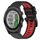 Per Garmin Approach S62 22mm Cinturino sportivo in silicone bicolore (nero + rosso) Per Garmin Approach S62 22mm Cinturino sportivo in silicone bicolore (nero + rosso)