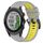 Per Garmin Approach S62 22mm Cinturino sportivo in silicone bicolore (grigio + giallo) Per Garmin Approach S62 22mm Cinturino sportivo in silicone bicolore (grigio + giallo)