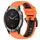 Per Garmin Fenix 6 GPS 22mm Cinturino sportivo in silicone bicolore (arancione + nero) Per Garmin Fenix 6 GPS 22mm Cinturino sportivo in silicone bicolore (arancione + nero)