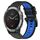 Per Garmin Fenix 6 GPS 22mm Cinturino sportivo in silicone bicolore (nero + blu) Per Garmin Fenix 6 GPS 22mm Cinturino sportivo in silicone bicolore (nero + blu)