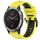 Per Garmin Fenix 6 GPS 22mm Cinturino sportivo in silicone bicolore (giallo + nero) Per Garmin Fenix 6 GPS 22mm Cinturino sportivo in silicone bicolore (giallo + nero)
