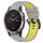 Per Garmin Fenix 6 GPS 22mm Cinturino sportivo in silicone bicolore (grigio + giallo) Per Garmin Fenix 6 GPS 22mm Cinturino sportivo in silicone bicolore (grigio + giallo)