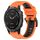 Per Garmin Fenix 6 Pro GPS 22mm Cinturino sportivo in silicone bicolore (arancione + nero) Per Garmin Fenix 6 Pro GPS 22mm Cinturino sportivo in silicone bicolore (arancione + nero)