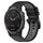 Per Garmin Fenix 6 Pro GPS 22mm Cinturino sportivo in silicone bicolore (nero + grigio) Per Garmin Fenix 6 Pro GPS 22mm Cinturino sportivo in silicone bicolore (nero + grigio)